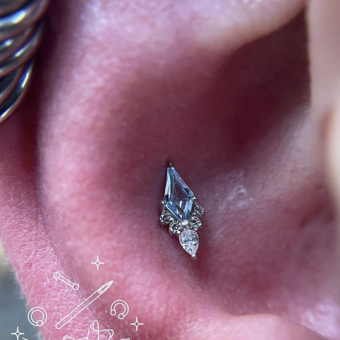 Afterglow with Swiss Blue Topaz — Buddha