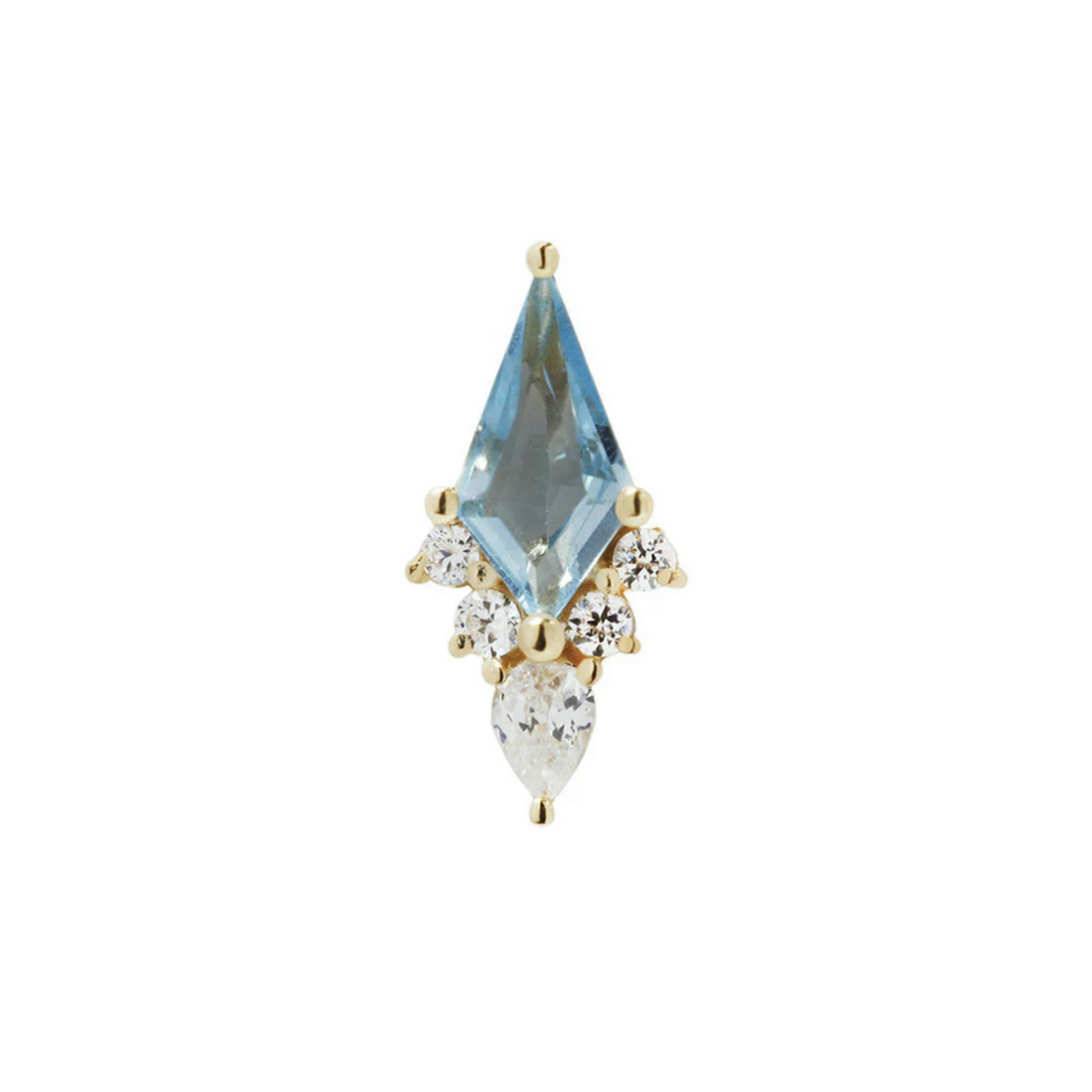 Afterglow with Swiss Blue Topaz — Buddha