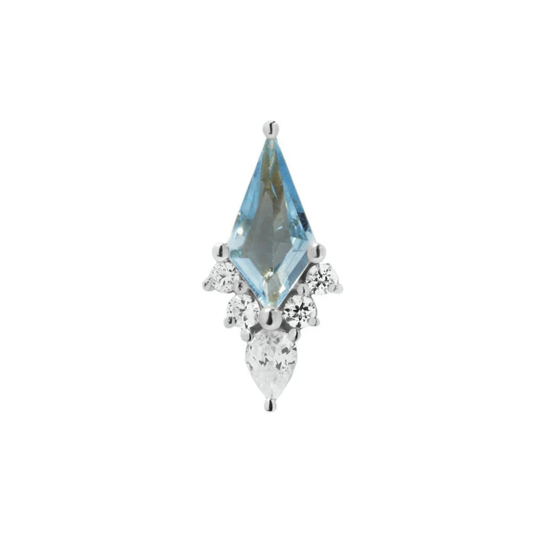 Afterglow with Swiss Blue Topaz — Buddha