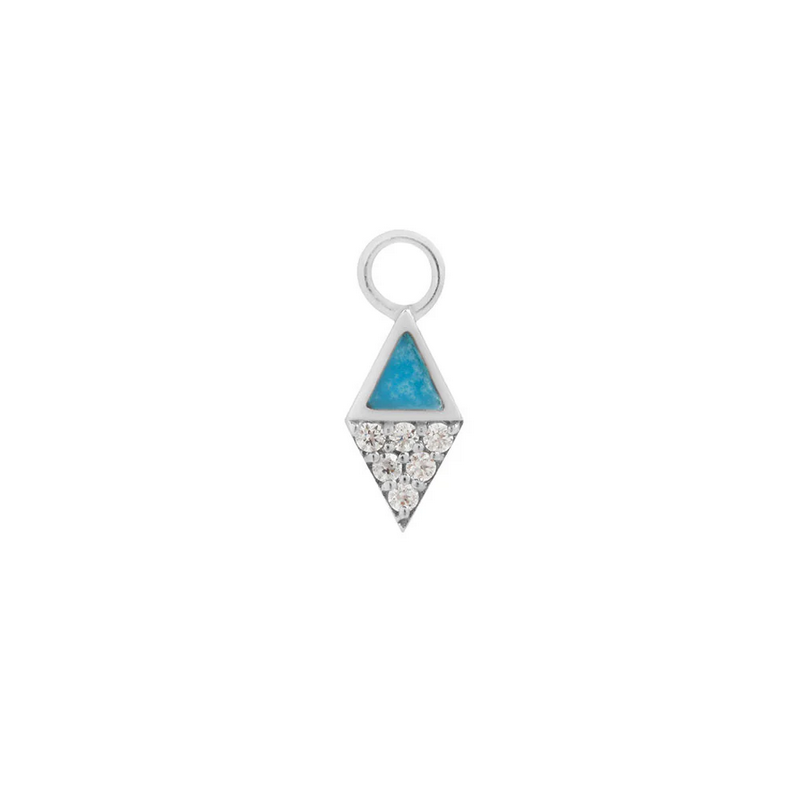 Almost Famous Charm wtih Turquise and CZ — Buddha