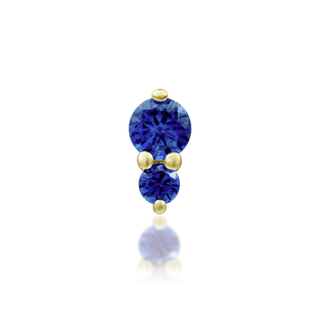 Aman with Sapphire Blue CZ from Junipurr
