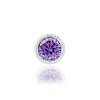 Amethyst Bezel from Junipurr White and Rose Gold (Vault) — Junipurr