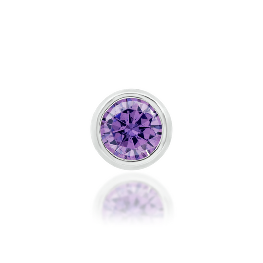 Amethyst Bezel from Junipurr White and Rose Gold (Vault)
