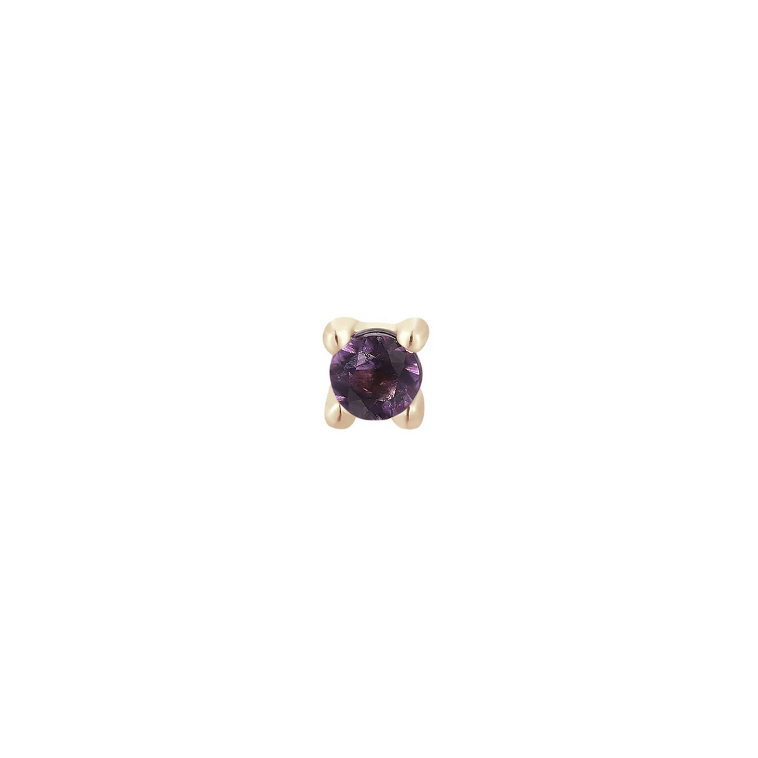 Prong Set Gem with Amethyst From Buddha