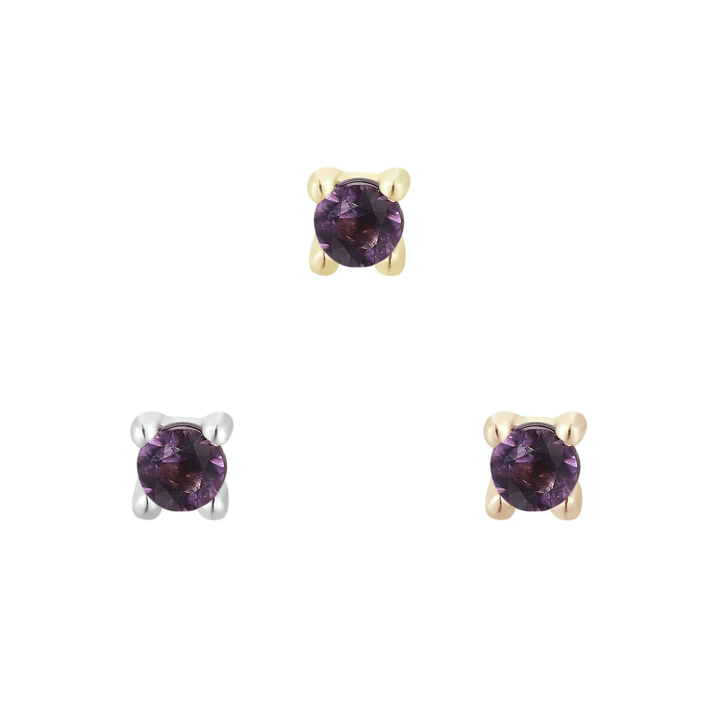 Prong Set Gem with Amethyst From Buddha
