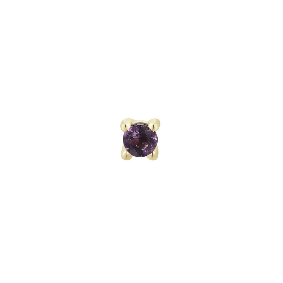 Prong Set Gem with Amethyst From Buddha