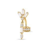 Anabel & Chambord Pavé Curved Barbell — NorVoch