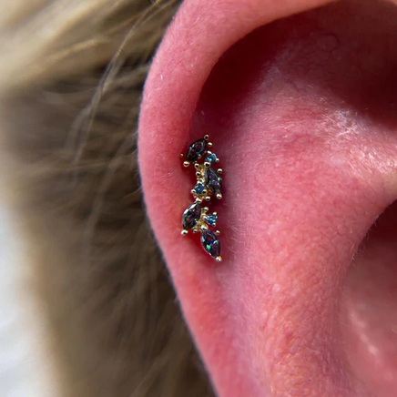 Andreia Mystic - Threaded -  in 14K Rose Gold from Junipurr (Vault)