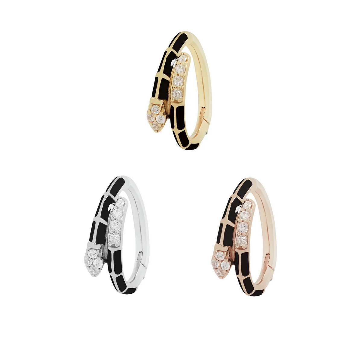 Anti-hero Clicker with CZ and Enamel — Buddha
