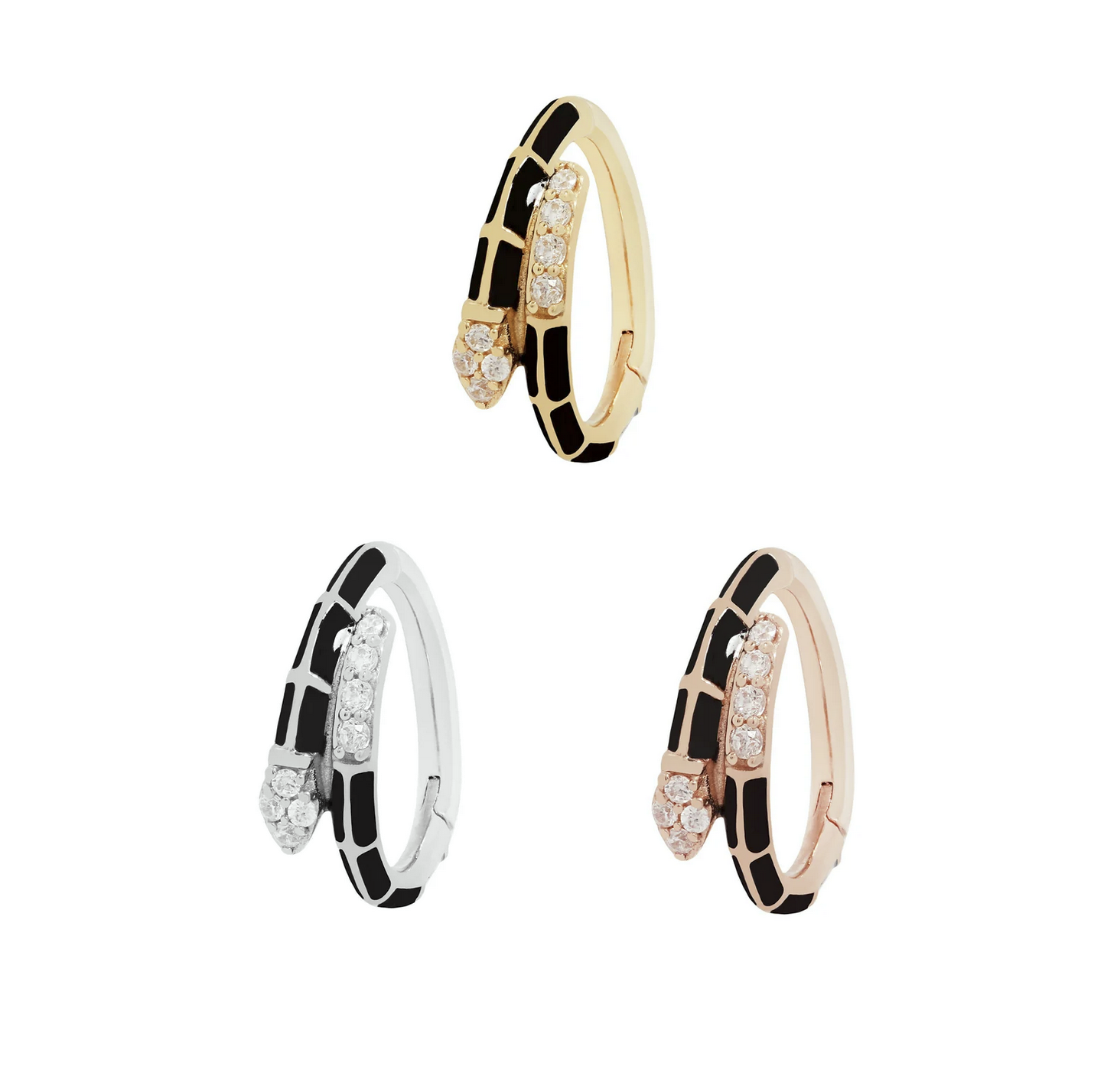 Anti-hero Clicker with CZ and Enamel — Buddha