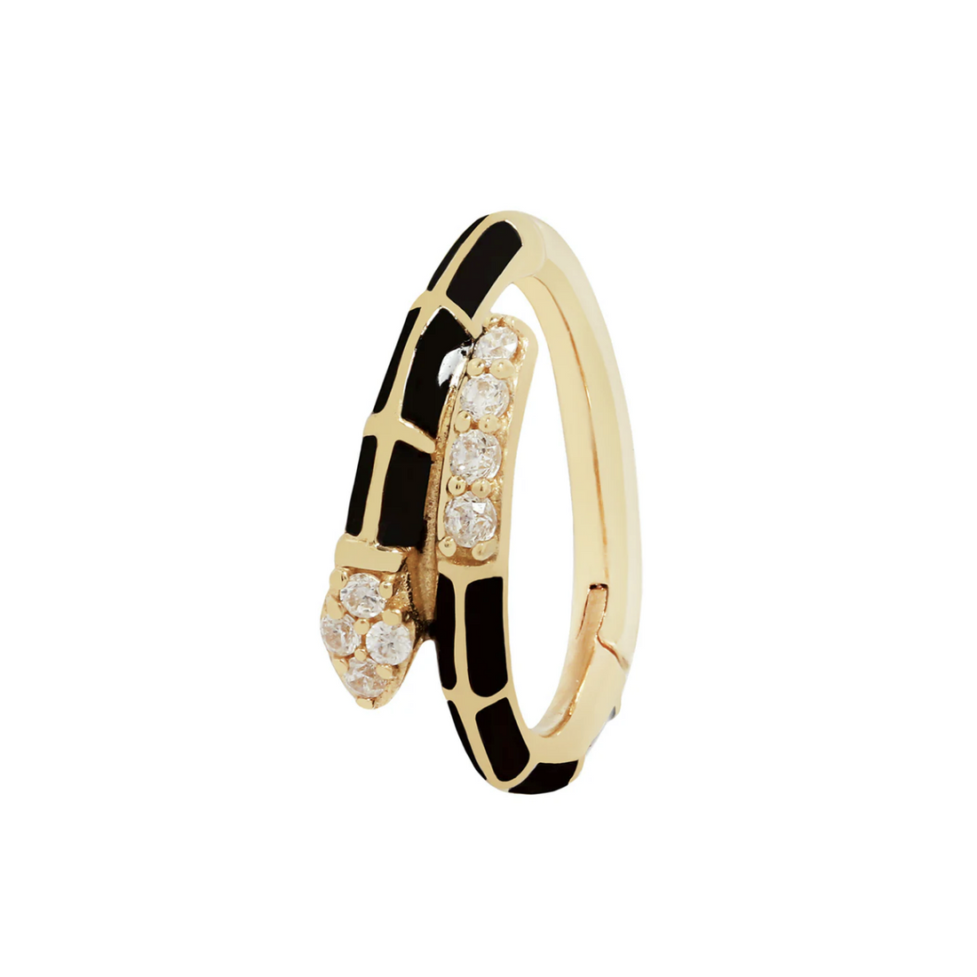 Anti-hero Clicker with CZ and Enamel — Buddha