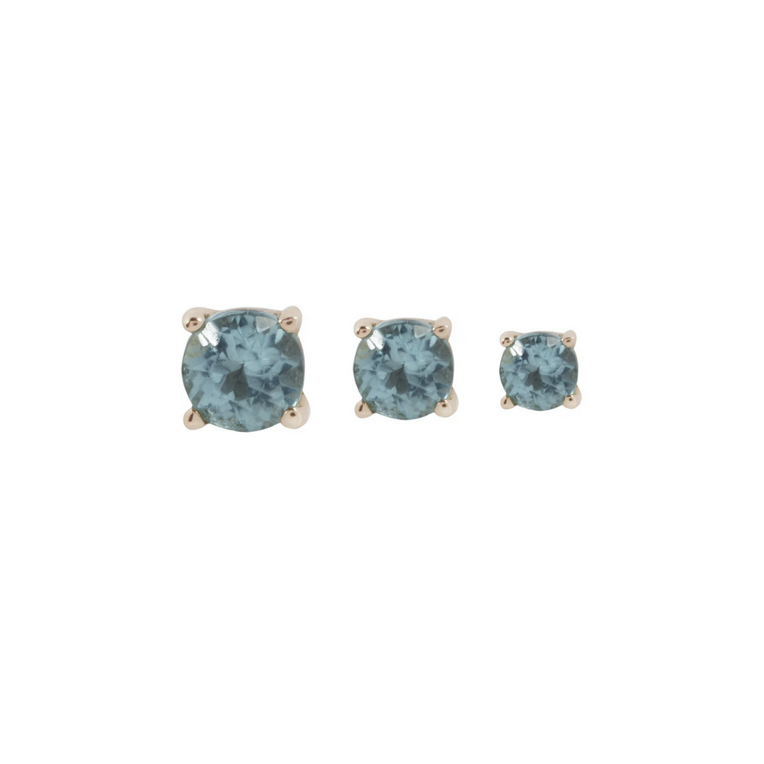 Prong Set Gem with Apatite — Buddha