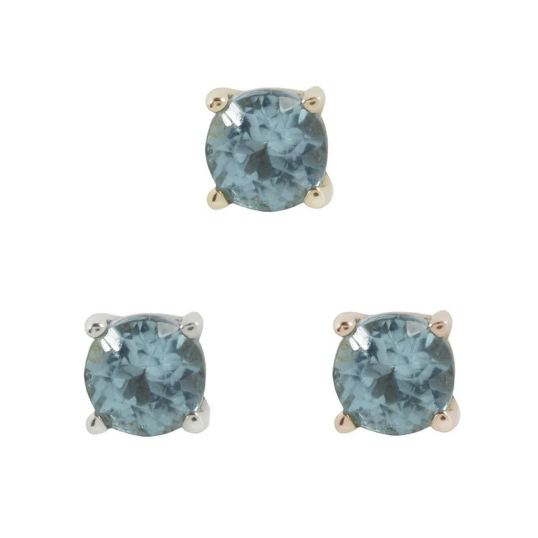 Prong Set Gem with Apatite — Buddha