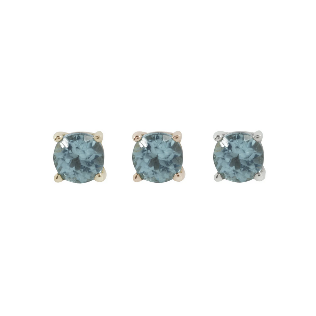 Prong Set Gem with Apatite — Buddha