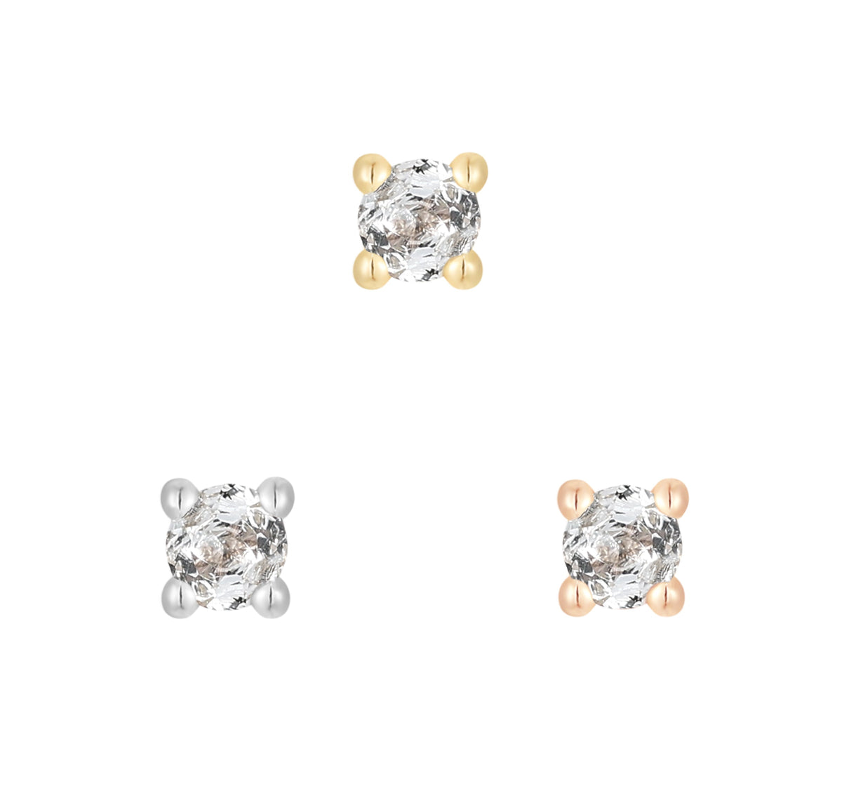 Prong Gem with Aquamarine - Buddha Jewelry
