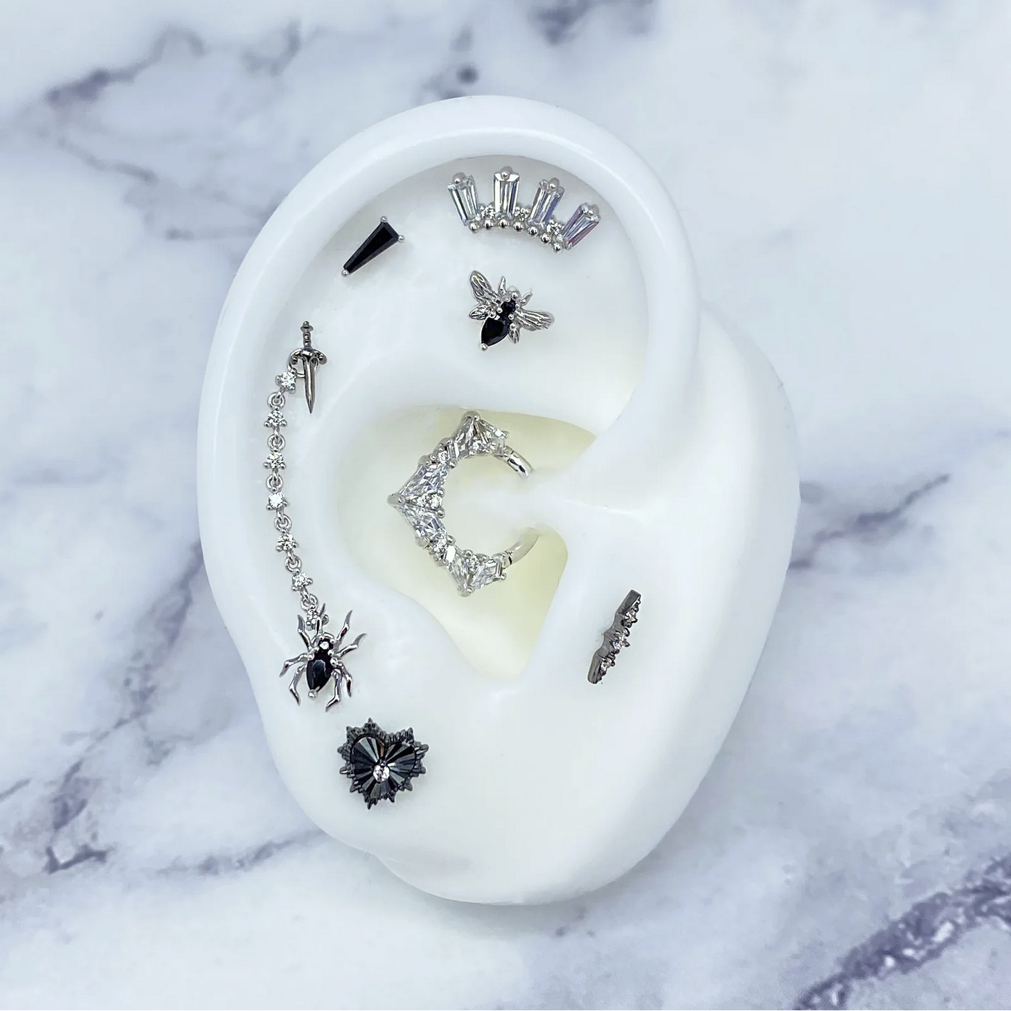 Arachne with Black Spinel From Buddha