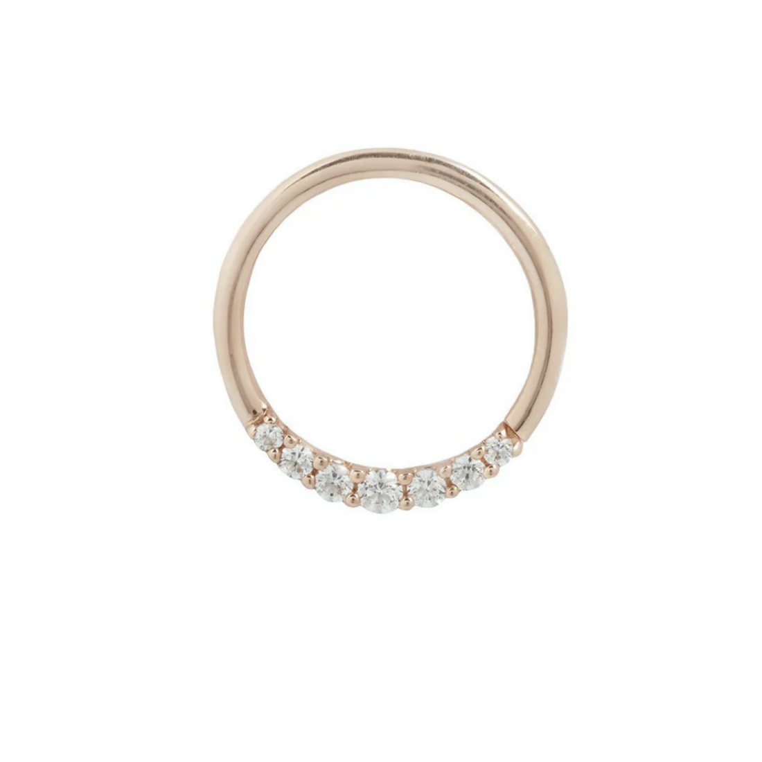 Audrey Seam Ring with CZ — Buddha