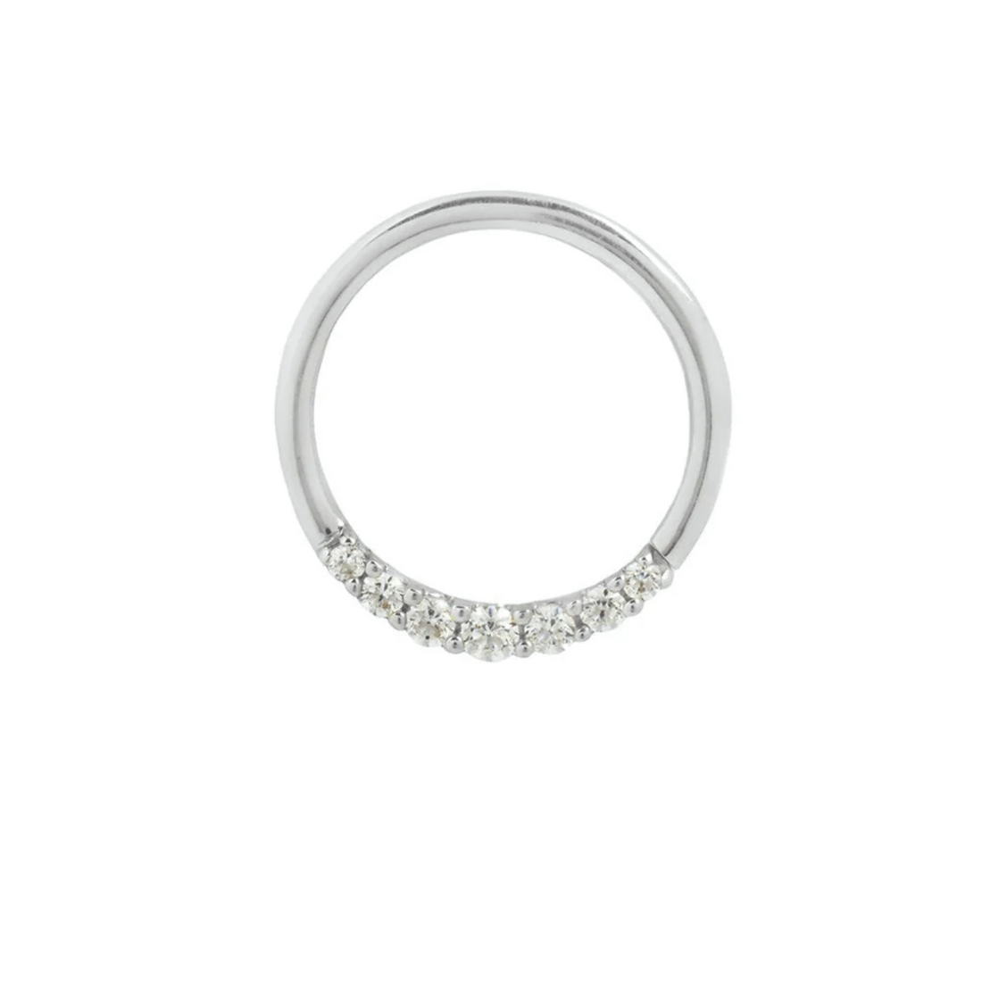 Audrey Seam Ring with CZ — Buddha