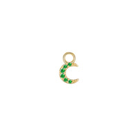 Ayla Charm - Crescent Moon Colored Gemstone — Modern Mood