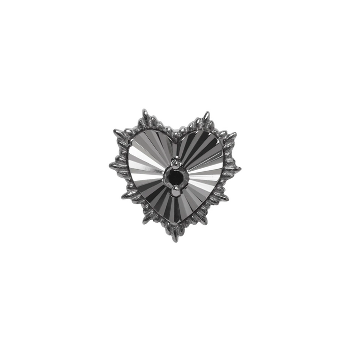Bad Romance Rhodium Black Gold with Black Diamond — Buddha
