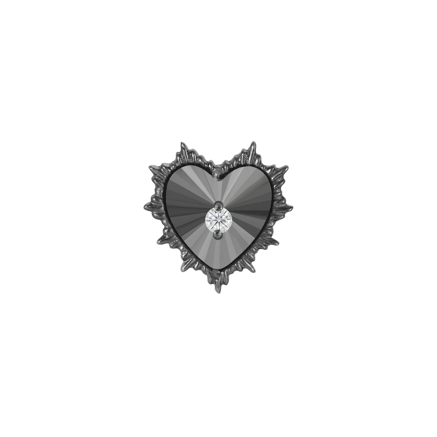 Bad Romance Rhodium Black Gold with CZ — Buddha