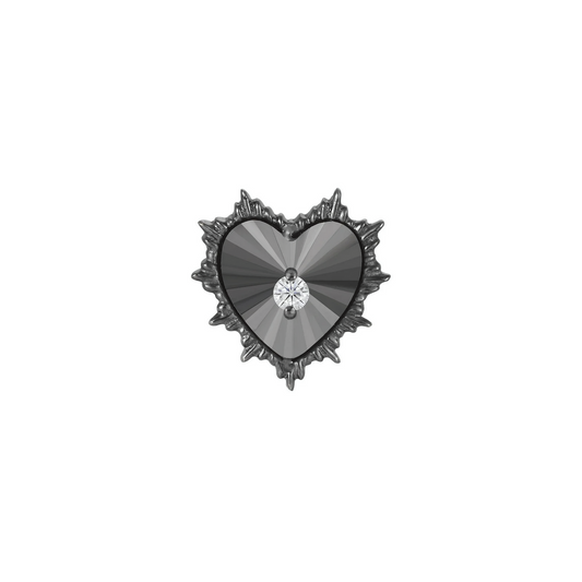 Bad Romance Rhodium Black Gold with CZ From Buddha
