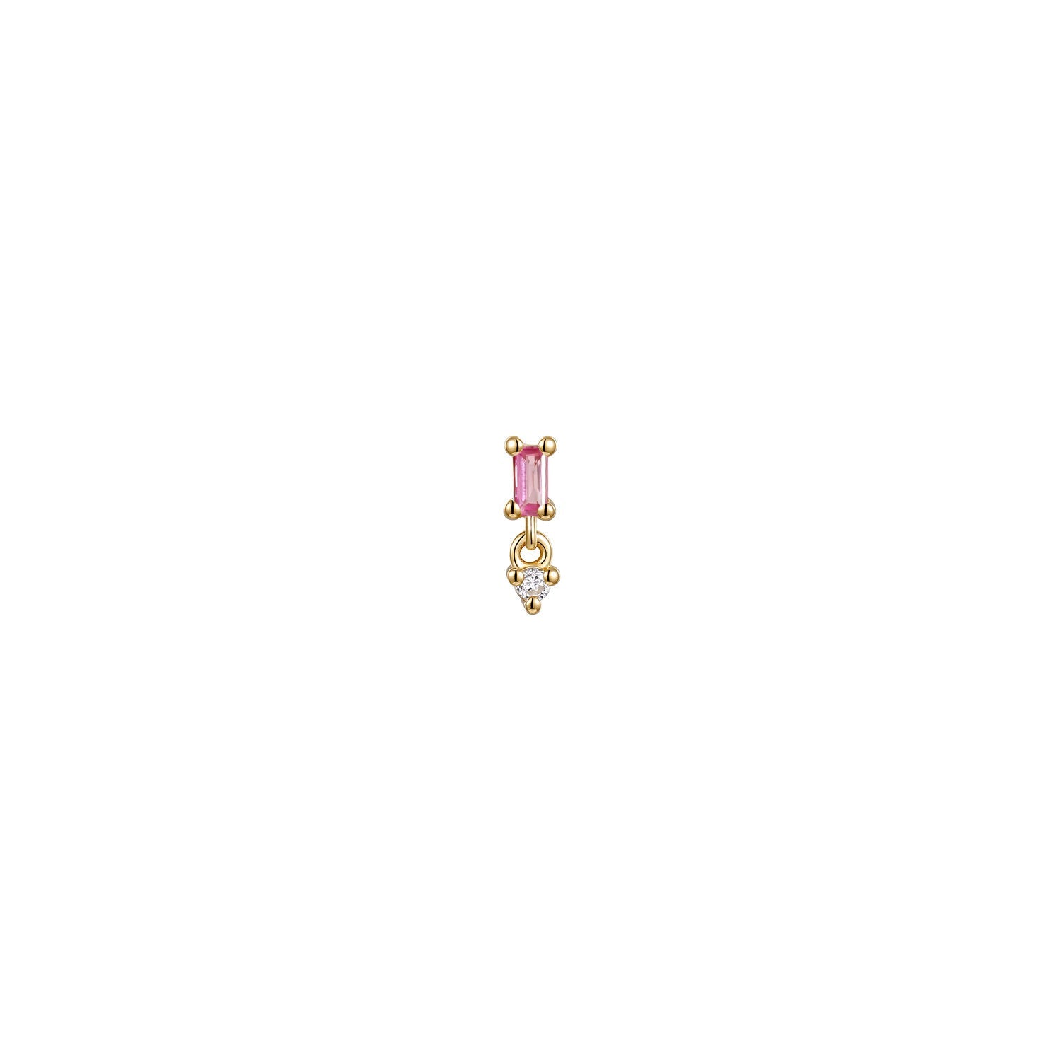 Poppy - Baguette Gemstone