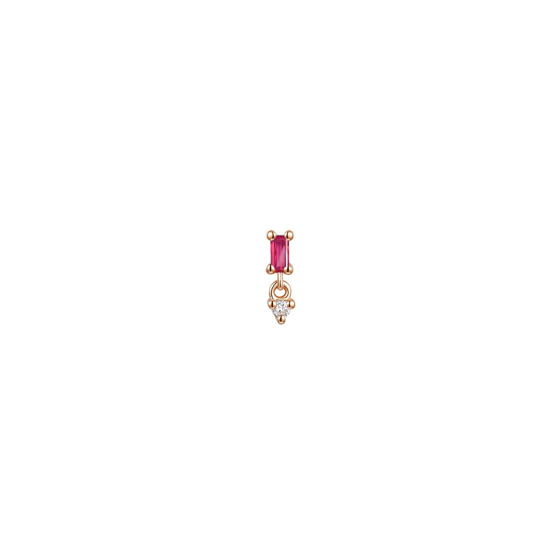 Poppy - Baguette Gemstone