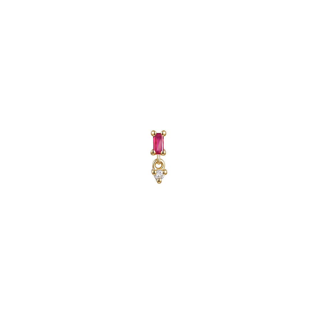 Poppy - Baguette Gemstone