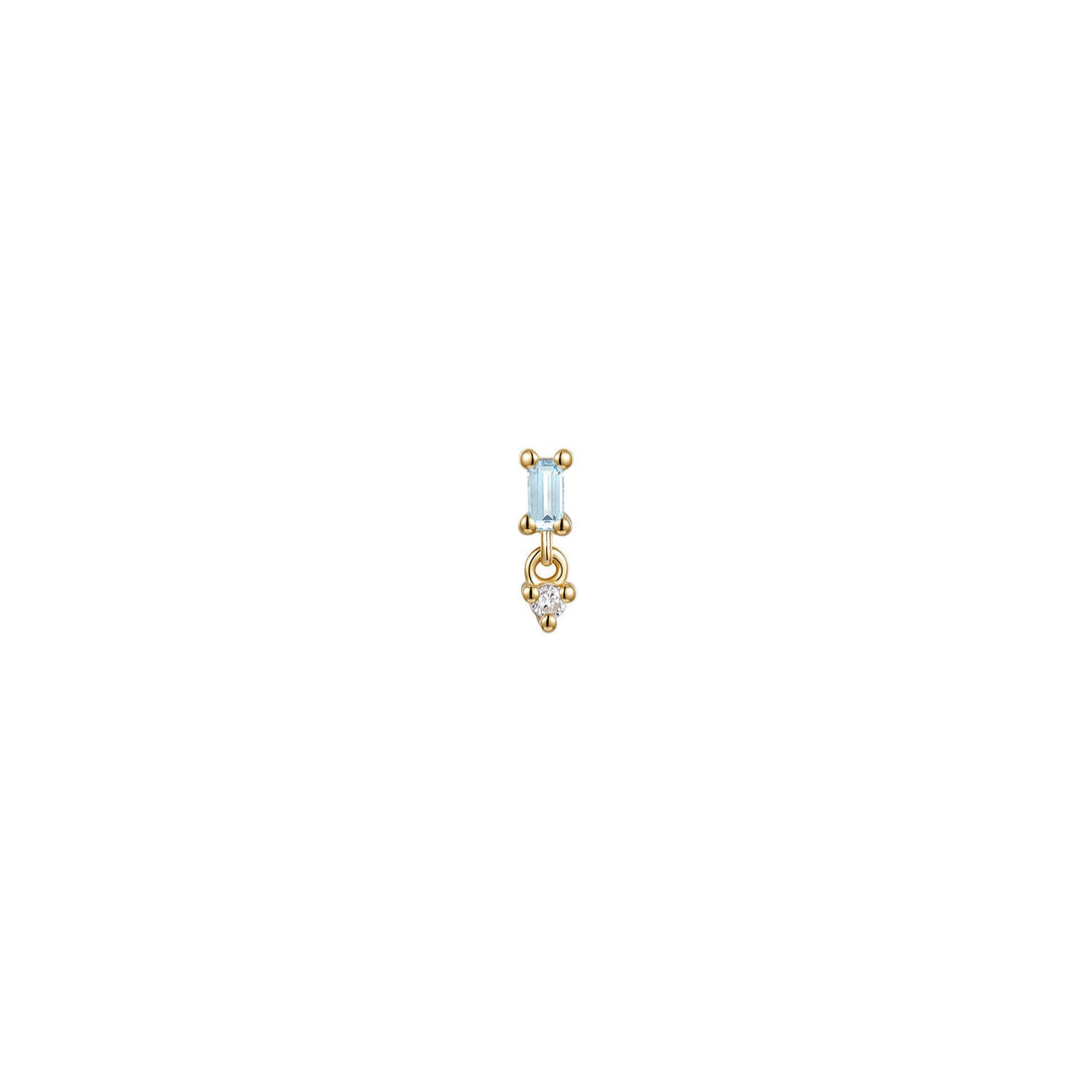 Poppy - Baguette Gemstone