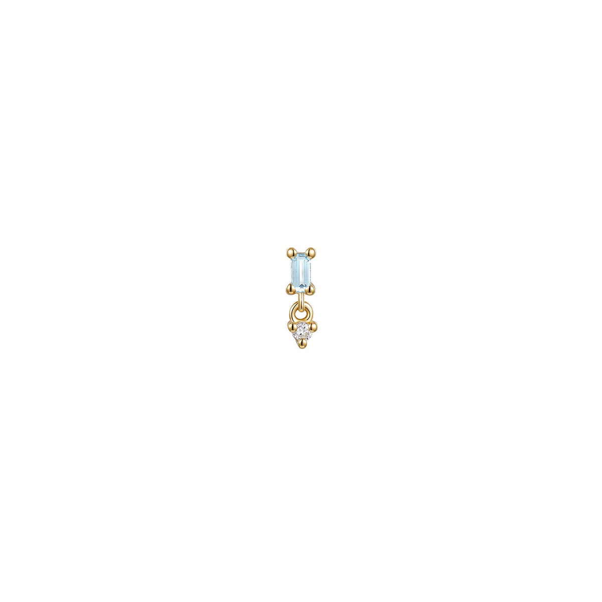 Poppy - Baguette Gemstone
