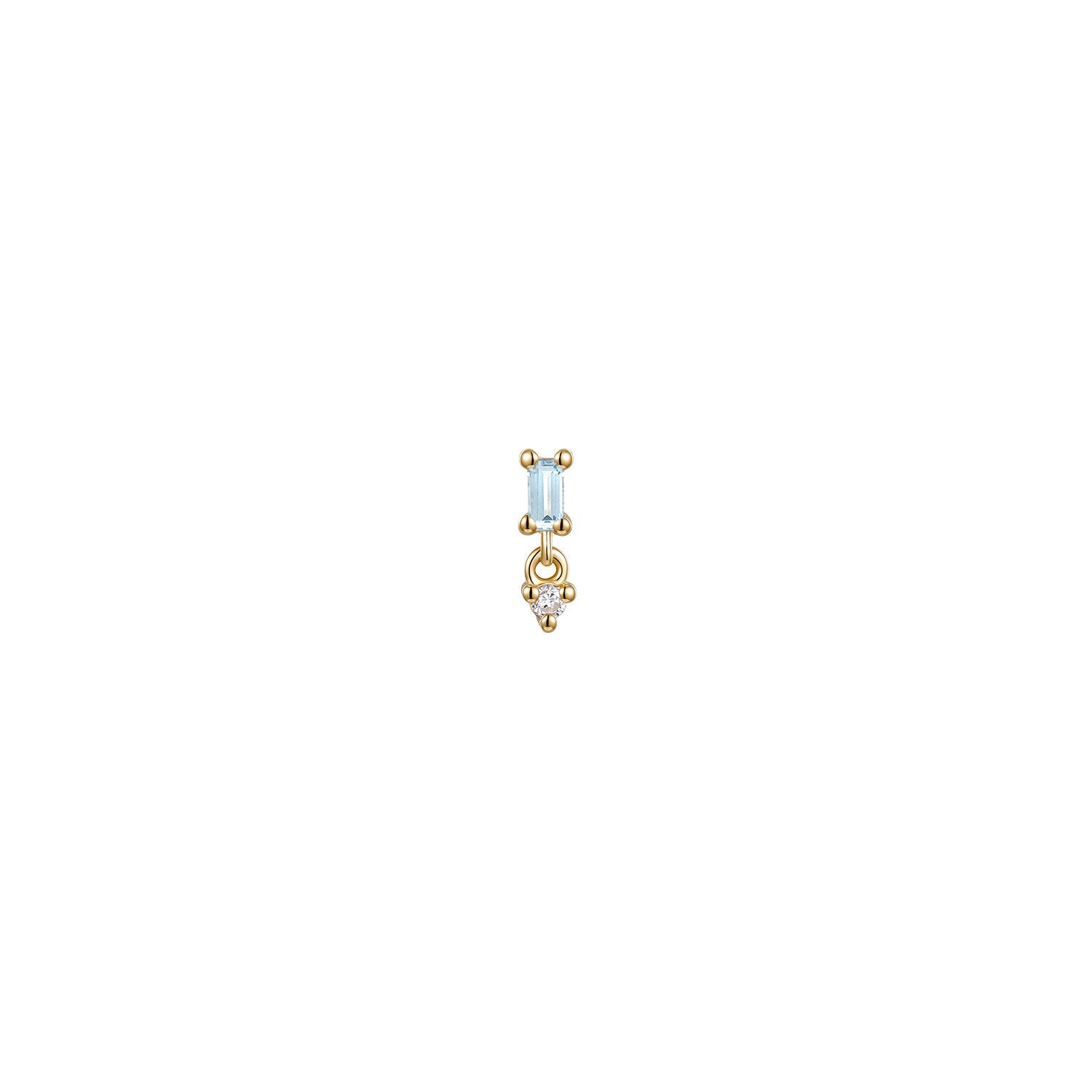 Poppy - Baguette Gemstone