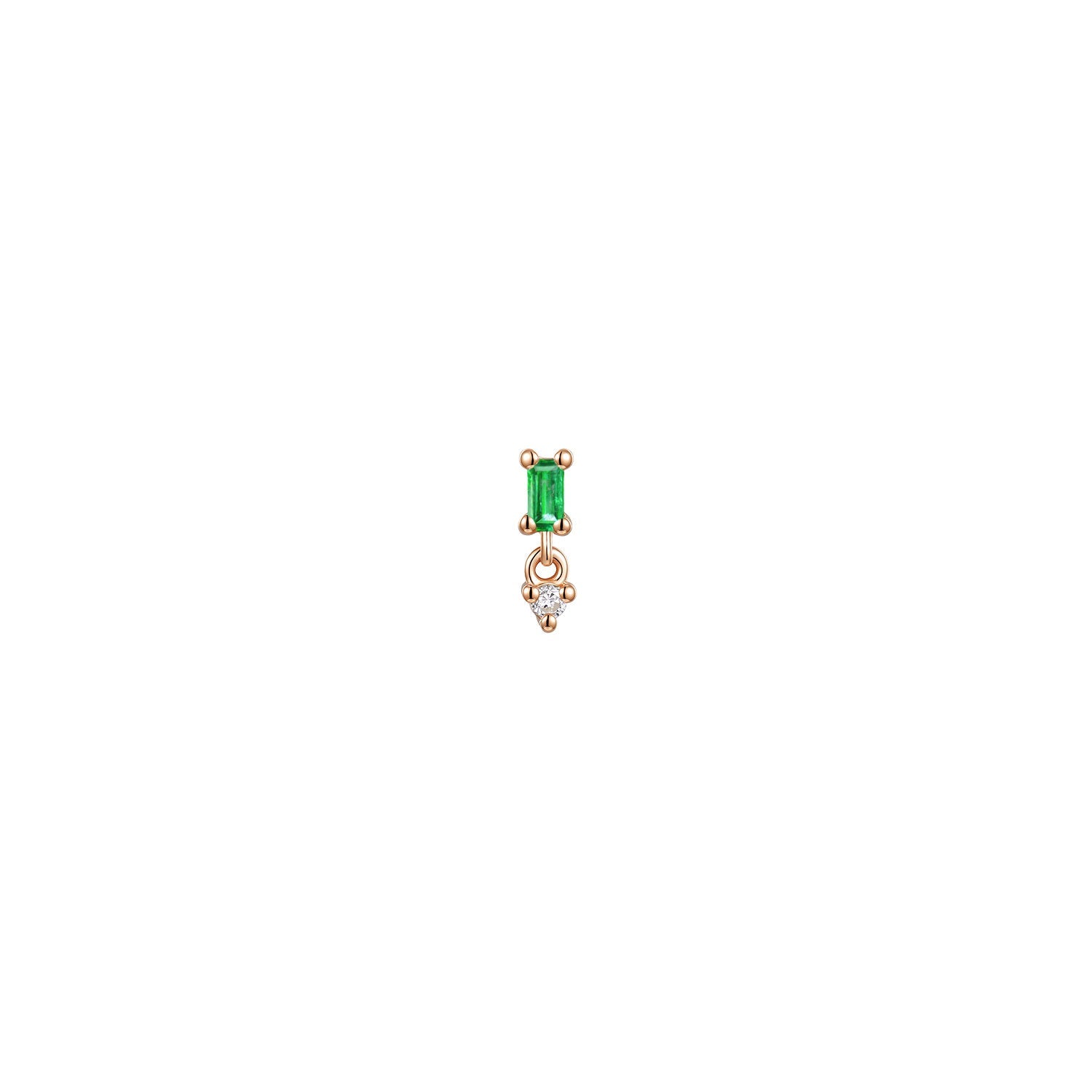 Poppy - Baguette Gemstone