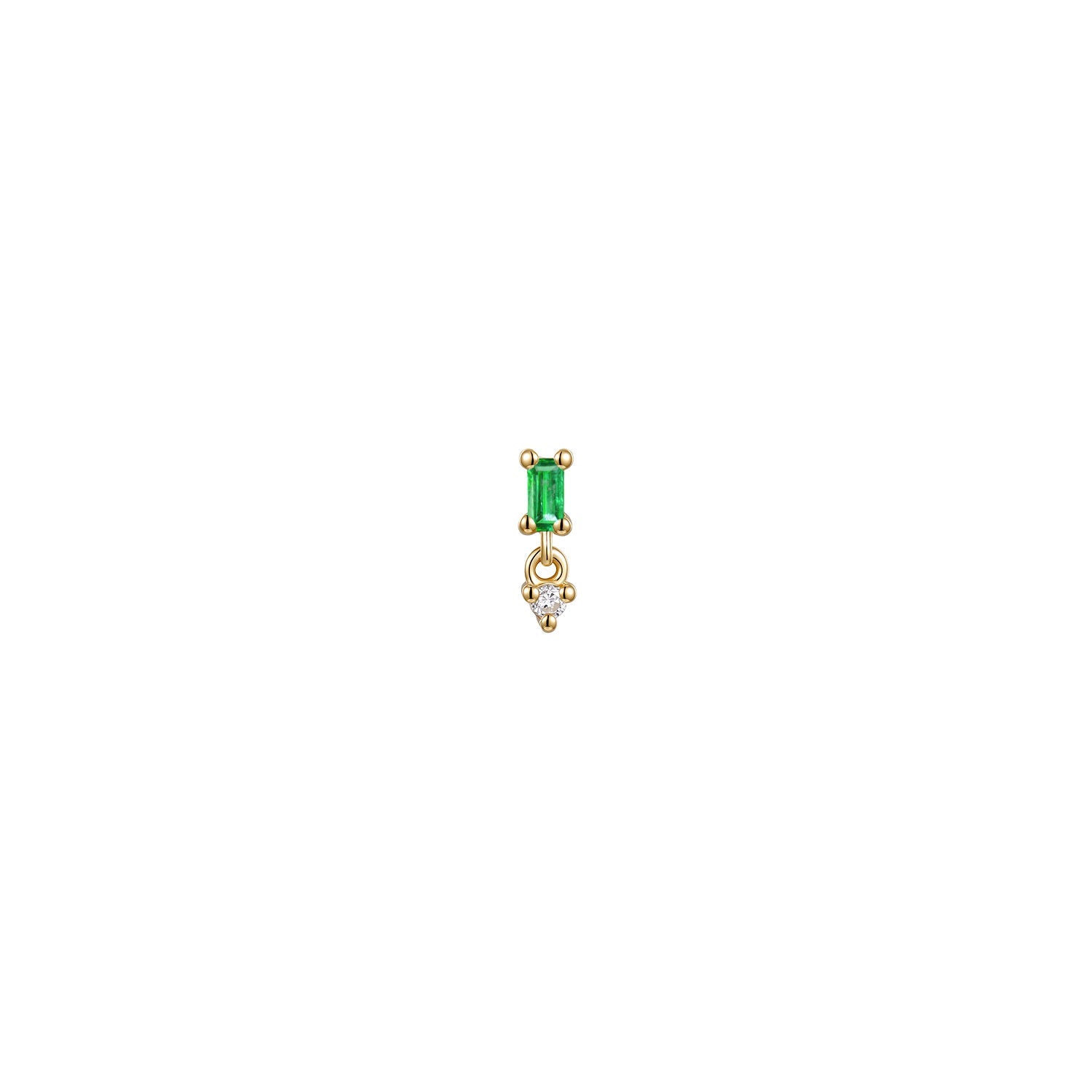 Poppy - Baguette Gemstone