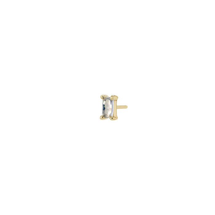 Baguette Solitaire - Joey - Moonstone from Modern Mood