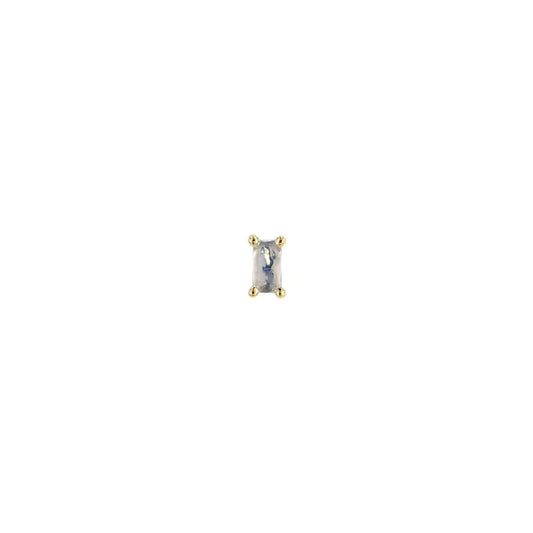 Baguette Solitaire - Joey - Moonstone from Modern Mood