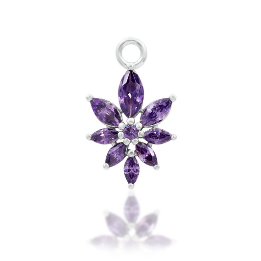 Bailey Amethyst from Junipurr White and Rose Gold (Vault)