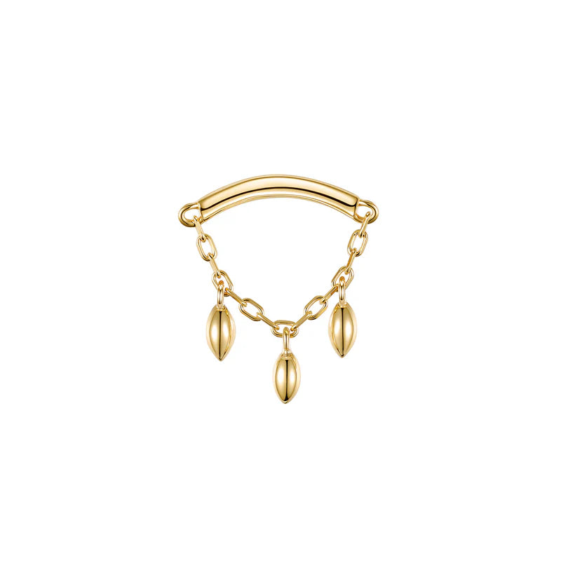 Bar End - Dripping Marquise Bead from Modern Mood
