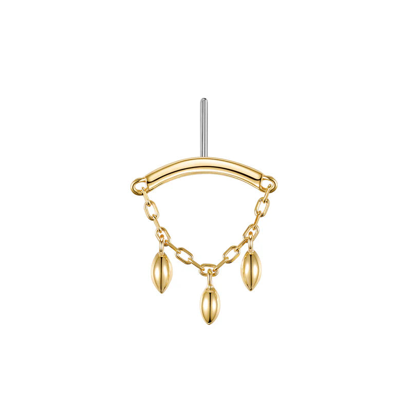 Bar End - Dripping Marquise Bead — Modern Mood