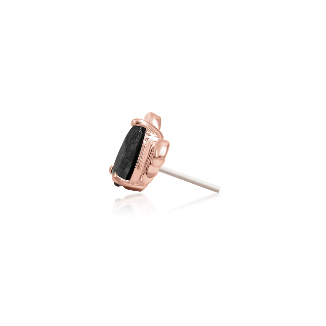 Bat with Black CZ — Junipurr