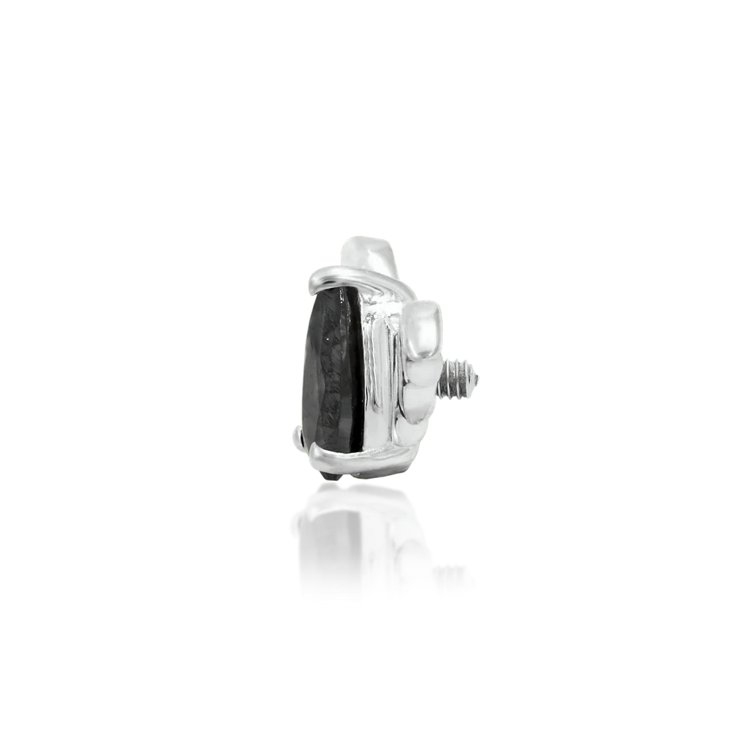 Bat with Black CZ — Junipurr