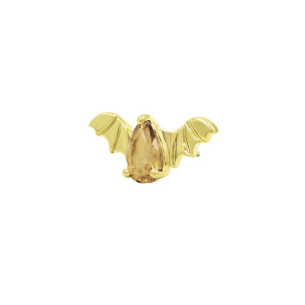 Bat with Champagne CZ from Junipurr (Vault) — Junipurr