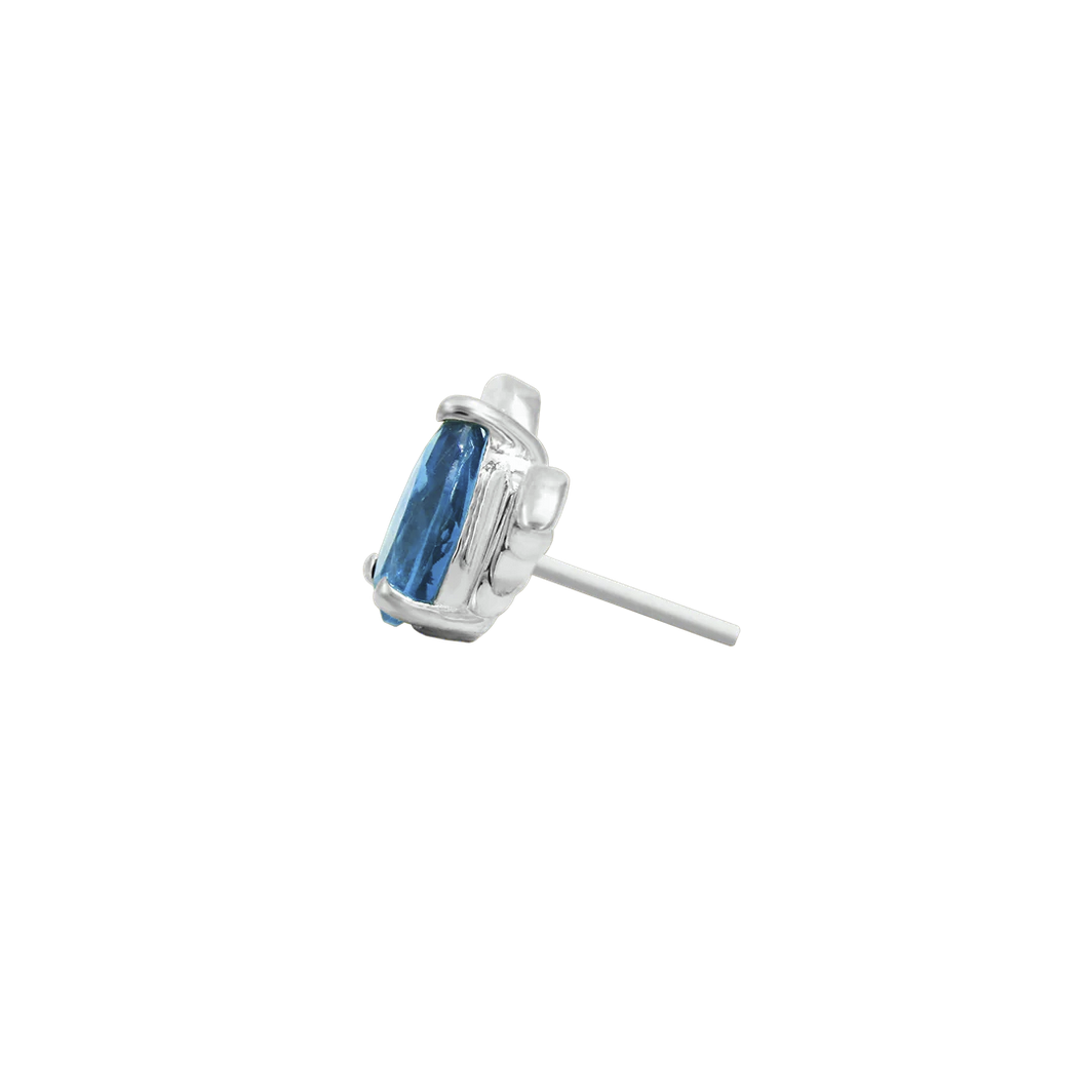 Bat with Light Blue Sapphire CZ — Junipurr