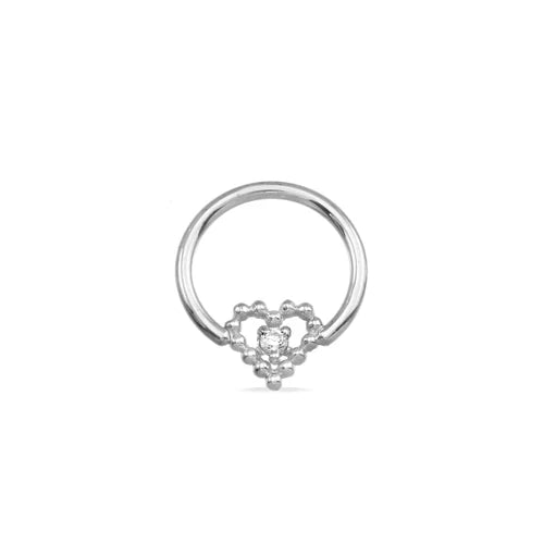 Beaded Heart Seamless Ring — Norvoch