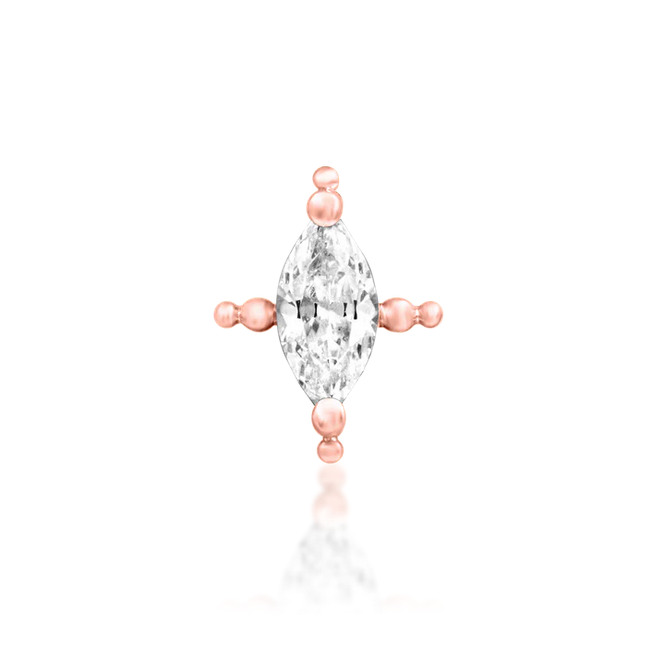 Beaded Marquise — Junipurr