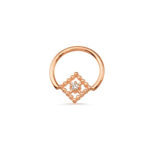 Beaded Square Seamless Ring from Norvoch