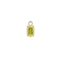 Becca Charm Fluted Edge Colored Gemstone — Modern Mood