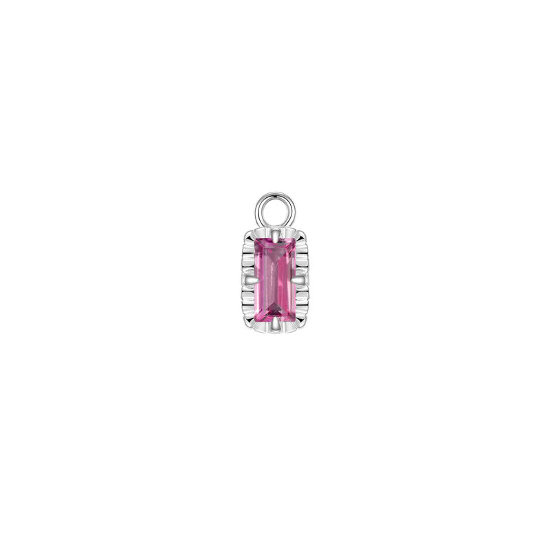 Becca Charm Fluted Edge Colored Gemstone — Modern Mood