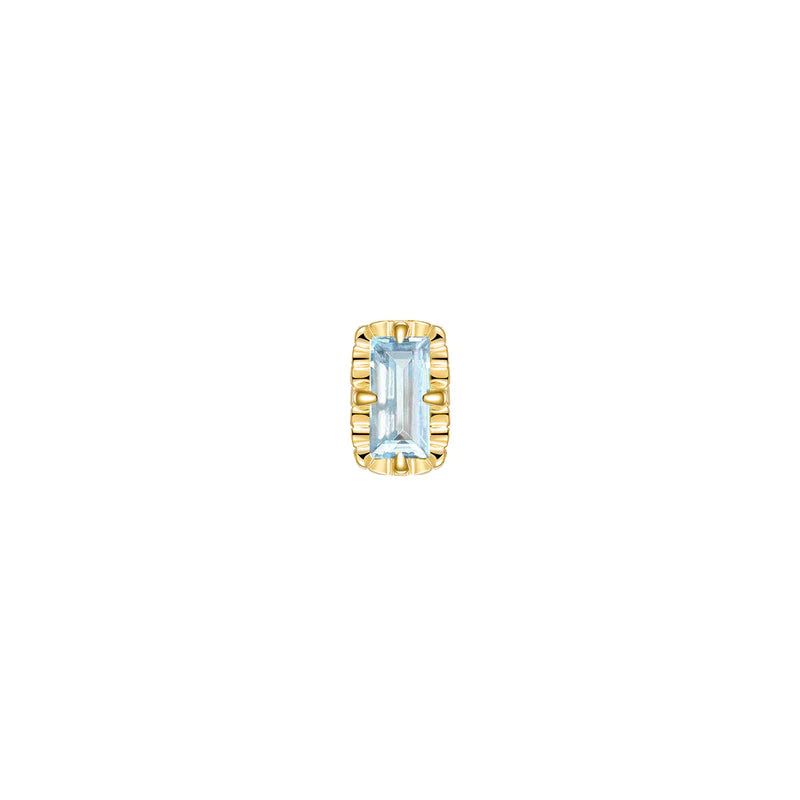 Becca Fluted Edge Colored Gemstone — Modern Mood