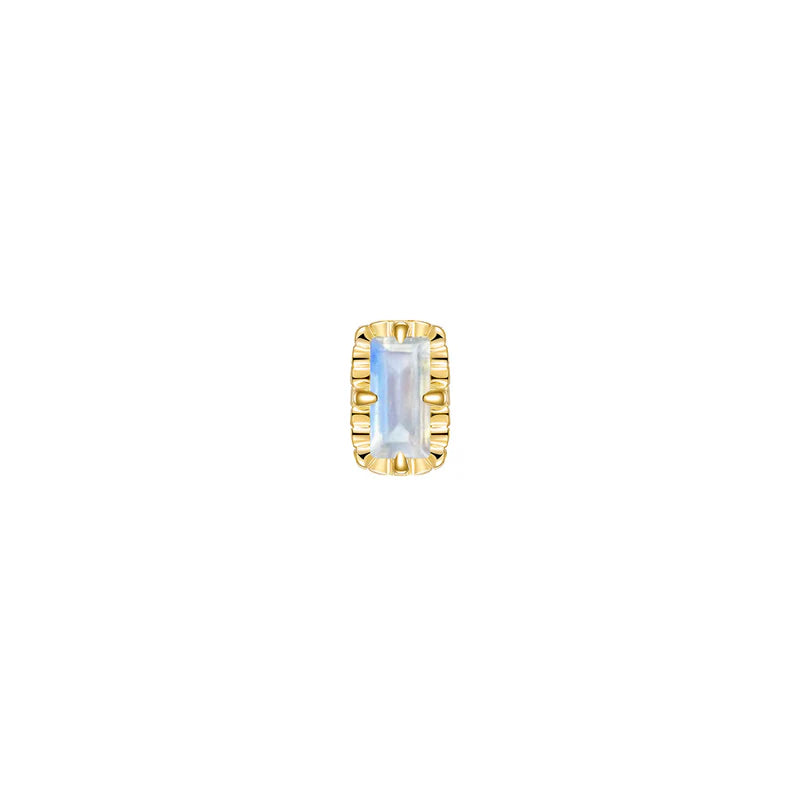 Becca Fluted Edge Colored Gemstone — Modern Mood